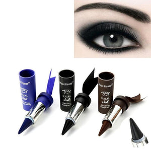 Women Smoky Eyes Eyeliner Pencil Thick Pencil Eyes Gel Black Liner / Bold Eyeliner Color Blue Black Waterproof Long Last 1 Pc