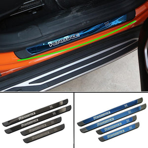 Car Door Sill Scuff Plate For Jeep Renegade 2015-2018 Car Door Sill Scuff Plate Dashery Box 