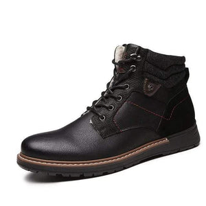 Leather Winter Boots Dashery Box Black 11 