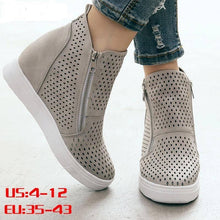 Load image into Gallery viewer, New Fashion for Women Wedge Sneaker Vulcanize Shoes Women&#39;s shoes Dashery Box 