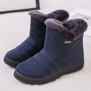 Snow Boots Women's Boots Non-slip Women Winter Boots Fur Warm Ankle Boots For Women Down waterproof Booties Botas Mujer 40 41 42 Women's winter boots Dashery Box 08 Blue 10 