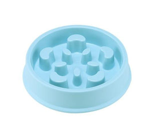 Pet Dog Feeding Food Bowls Puppy Slow Down Eating Feeder Dish Bowl Prevent Obesity Pet Dogs Supplies Dropshipping Dashery Box blue 03 as picture shows 