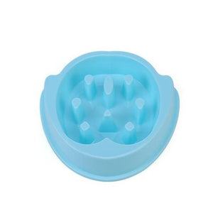 Pet Dog Feeding Food Bowls Puppy Slow Down Eating Feeder Dish Bowl Prevent Obesity Pet Dogs Supplies Dropshipping Dashery Box blue 07 as picture shows 
