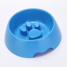 Load image into Gallery viewer, Pet Dog Feeding Food Bowls Puppy Slow Down Eating Feeder Dish Bowl Prevent Obesity Pet Dogs Supplies Dropshipping Dashery Box blue 08 as picture shows 