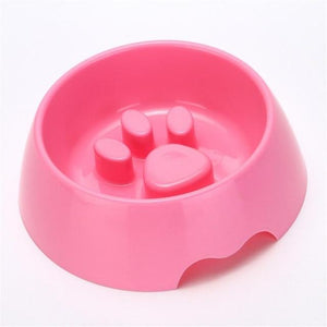 Pet Dog Feeding Food Bowls Puppy Slow Down Eating Feeder Dish Bowl Prevent Obesity Pet Dogs Supplies Dropshipping Dashery Box red 08 as picture shows 