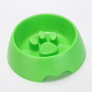Pet Dog Feeding Food Bowls Puppy Slow Down Eating Feeder Dish Bowl Prevent Obesity Pet Dogs Supplies Dropshipping Dashery Box green 08 as picture shows 