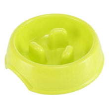 Load image into Gallery viewer, Pet Dog Feeding Food Bowls Puppy Slow Down Eating Feeder Dish Bowl Prevent Obesity Pet Dogs Supplies Dropshipping Dashery Box green 09 as picture shows 