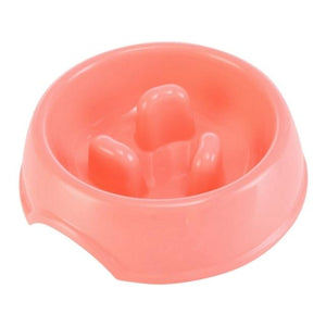 Pet Dog Feeding Food Bowls Puppy Slow Down Eating Feeder Dish Bowl Prevent Obesity Pet Dogs Supplies Dropshipping Dashery Box red 09 as picture shows 