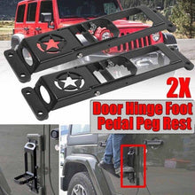 Load image into Gallery viewer, High Quality Car Exterior Door Hinge Folding Foot Pedal For Jeep For Wrangler Jeep accessories Dashery Box 2pcs 