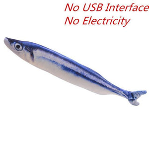 30CM Electronic Pet Cat Toy Electric USB Charging Simulation Fish Toys for Dog Cat Chewing Playing Biting Supplies Dropshiping Dashery Box no USB cable Australia 