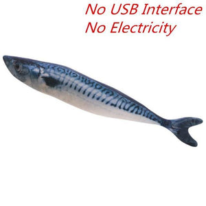 30CM Electronic Pet Cat Toy Electric USB Charging Simulation Fish Toys for Dog Cat Chewing Playing Biting Supplies Dropshiping Dashery Box no USB cable 2 Australia 