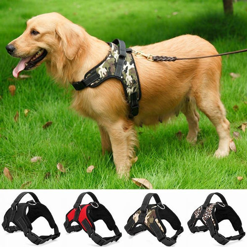 Heavy Duty Dog Pet Harness Vest Adjustable Collar Dog Harness Vest Dashery Box 