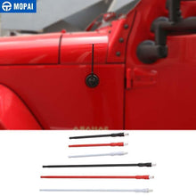 Load image into Gallery viewer, MOPAI Aerials Universial Replacement Metal Radio Antenna Accessories for Jeep Wrangler JL JK 2007+ for Jeep Gladiator JT 2018+ Jeep antennae Dashery Box 