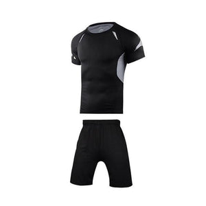 Men Sportswear Compression Sport Suits Quick Dry Running Sets Clothes Sports Joggers Training Gym Fitness Tracksuits Running Set Dashery Box Men sportswear 2-6 2XL 