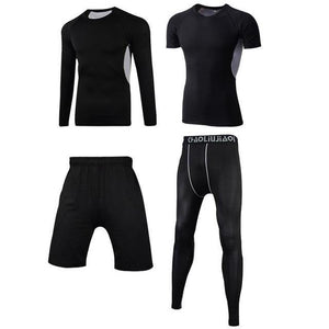 Men Sportswear Compression Sport Suits Quick Dry Running Sets Clothes Sports Joggers Training Gym Fitness Tracksuits Running Set Dashery Box Men sportswear 4-6 2XL 