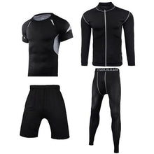 Load image into Gallery viewer, Men Sportswear Compression Sport Suits Quick Dry Running Sets Clothes Sports Joggers Training Gym Fitness Tracksuits Running Set Dashery Box Men sportswear 4-8 2XL 