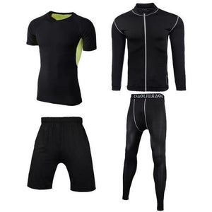 Men Sportswear Compression Sport Suits Quick Dry Running Sets Clothes Sports Joggers Training Gym Fitness Tracksuits Running Set Dashery Box Men sportswear 4-13 2XL 