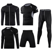 Load image into Gallery viewer, Men Sportswear Compression Sport Suits Quick Dry Running Sets Clothes Sports Joggers Training Gym Fitness Tracksuits Running Set Dashery Box 