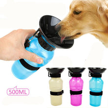 Load image into Gallery viewer, Pet Dog Drinking Water Bottle Sports Squeeze Type Puppy Cat Portable Travel Outdoor Feed Bowl Drinking Water Jug Cup Dispenser Dashery Box 