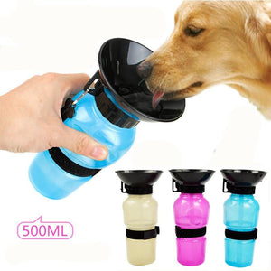 Pet Dog Drinking Water Bottle Sports Squeeze Type Puppy Cat Portable Travel Outdoor Feed Bowl Drinking Water Jug Cup Dispenser Dashery Box 