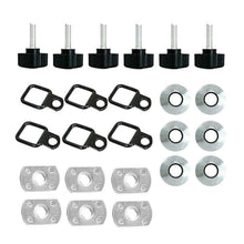 Load image into Gallery viewer, Hardtop Quick Removal Thumb Screw D-Rings Kit for Jeep Wrangler CJ YJ TJ JK JKU Jeep accessories Dashery Box 