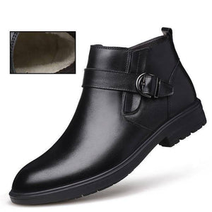 Men's Business Casual Winter Boots Mens Business boots Dashery Box 