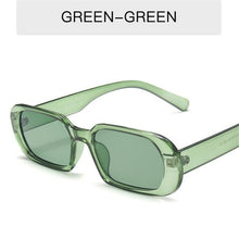 Load image into Gallery viewer, YOOSKE Brand Small Sunglasses Women Fashion Oval Sun Glasses Men Vintage Green Red Eyewear Ladies Traveling Style UV400 Goggles Dashery Box Green 