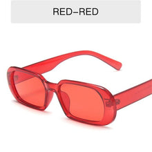 Load image into Gallery viewer, YOOSKE Brand Small Sunglasses Women Fashion Oval Sun Glasses Men Vintage Green Red Eyewear Ladies Traveling Style UV400 Goggles Dashery Box Red 