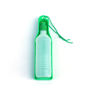 250ml/500ml Pet Dog Water Bottle Plastic Portable Water Bottle Pets Outdoor Travel Drinking Water Feeder Bowl Foldable Dashery Box green 500ml 