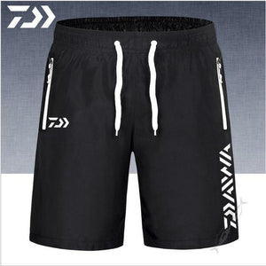 Unisex Breathable Multi Pocket Zipper Fishing Pants Sport Shorts Fishing Shorts Dashery Box White 3XL 