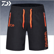 Load image into Gallery viewer, Unisex Breathable Multi Pocket Zipper Fishing Pants Sport Shorts Fishing Shorts Dashery Box Orange 6XL 