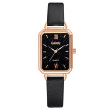 Load image into Gallery viewer, Gaiety Brand Women Watches Fashion Square Ladies Quartz Watch Bracelet Set Green Dial Simple Rose Gold Mesh Luxury Women Watches Dashery Box 1pc Leather Watch 