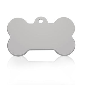 Pet Personalized Collar Tags Dashery Box bone white S 