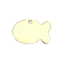 Load image into Gallery viewer, Pet Personalized Collar Tags Dashery Box fish gold S 
