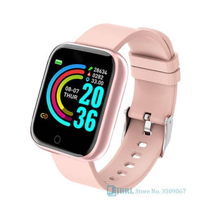 Waterproof Smartwatch Fitness Tracker Dashery Box X1 silicone pink 