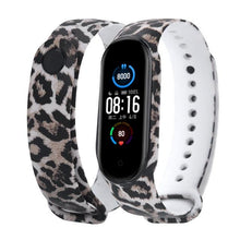 Load image into Gallery viewer, Strap For Xiaomi Mi Band 4 3 5 6 watch band Creative graffiti style Silicone bracelet replacement For XiaoMi band 4 5 Wristband Dashery Box China C10 For Mi band 5 6