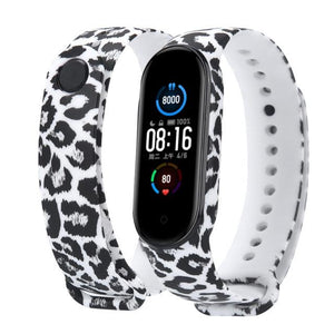 Strap For Xiaomi Mi Band 4 3 5 6 watch band Creative graffiti style Silicone bracelet replacement For XiaoMi band 4 5 Wristband Dashery Box China C18 For Mi band 5 6