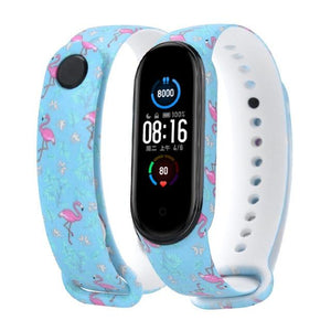 Strap For Xiaomi Mi Band 4 3 5 6 watch band Creative graffiti style Silicone bracelet replacement For XiaoMi band 4 5 Wristband Dashery Box China C23 For Mi band 5 6
