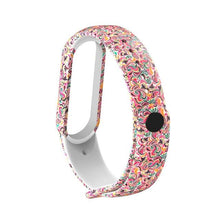 Load image into Gallery viewer, Strap For Xiaomi Mi Band 4 3 5 6 watch band Creative graffiti style Silicone bracelet replacement For XiaoMi band 4 5 Wristband Dashery Box China C31 For Mi band 3 4