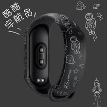 Load image into Gallery viewer, Strap For Xiaomi Mi Band 4 3 5 6 watch band Creative graffiti style Silicone bracelet replacement For XiaoMi band 4 5 Wristband Dashery Box 