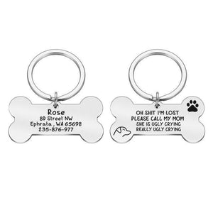 Personalized Collar Pet ID Tag Dashery Box 