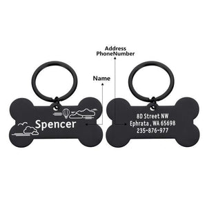 Personalized Collar Pet ID Tag Dashery Box 