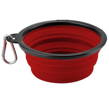 Load image into Gallery viewer, Furrybaby 350ML/1000ML 1PC Collapsible Dog Bowls for Travel Dog Portable Water Bowl for Dogs Dish for Traveling Camping Walking Dashery Box red 350ML 
