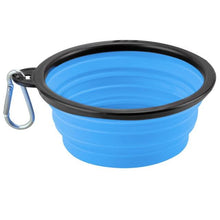 Load image into Gallery viewer, Furrybaby 350ML/1000ML 1PC Collapsible Dog Bowls for Travel Dog Portable Water Bowl for Dogs Dish for Traveling Camping Walking Dashery Box blue 350ML 