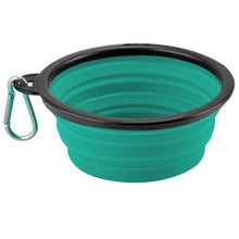 Load image into Gallery viewer, Furrybaby 350ML/1000ML 1PC Collapsible Dog Bowls for Travel Dog Portable Water Bowl for Dogs Dish for Traveling Camping Walking Dashery Box green 350ML 
