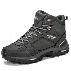 Tactical Leather Boots TheSwirlfie Dark Gray Silver 8 