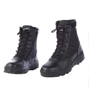 Tactical Leather Boots boots TheSwirlfie 