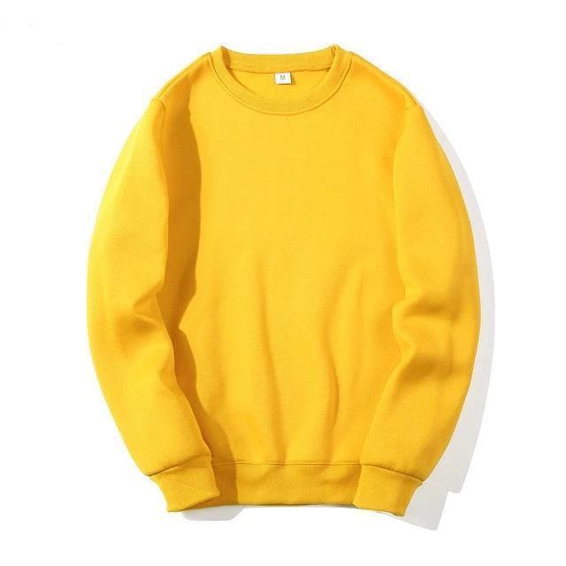 New Spring Autumn Fashion Hoodies TheSwiftzy Yellow S 