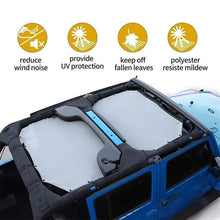 Load image into Gallery viewer, UV Resistant Sunshade Mesh For Jeep Wrangler JK 2007-2017 Dashery Box 