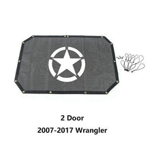 Load image into Gallery viewer, UV Resistant Sunshade Mesh For Jeep Wrangler JK 2007-2017 Dashery Box 2 Door Star 